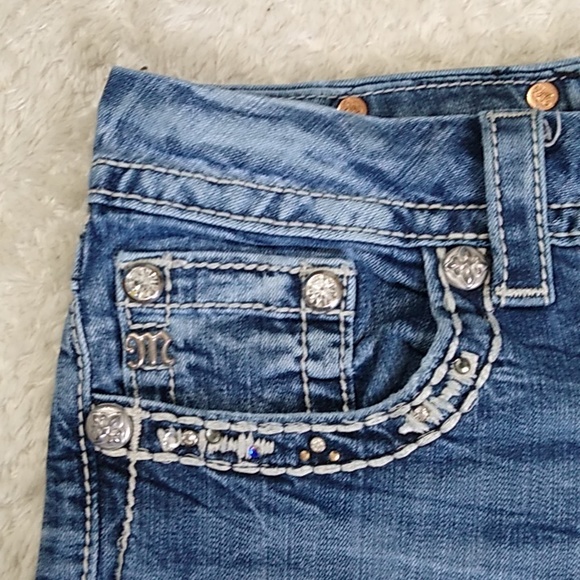 Miss Me Jeans size 29 Easy Skinny Distressed - Picture 10 of 15